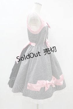 画像3: Angelic Pretty / リボンリボンジャンパースカート(旧タグ) Free ブラック H-24-10-31-003-AP-OP-NS-ZH