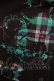 画像4: NieR Clothing / 総柄ZIP半袖パーカー  黒 H-25-05-11-1035-PU-TO-KB-ZH (4)