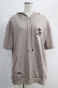 NieR Clothing / 半袖プルパーカー  ベージュ H-25-05-11-1004-PU-TO-KB-ZH