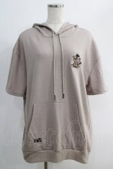 NieR Clothing / 半袖プルパーカー  ベージュ H-25-05-11-1004-PU-TO-KB-ZH
