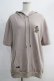画像1: NieR Clothing / 半袖プルパーカー  ベージュ H-25-05-11-1004-PU-TO-KB-ZH (1)