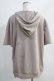 画像3: NieR Clothing / 半袖プルパーカー  ベージュ H-25-05-11-1004-PU-TO-KB-ZH (3)