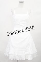 Mary Magdalene / ドビークロス編み上げワンピース Free シロ H-24-11-04-1017-CL-OP-NS-ZH