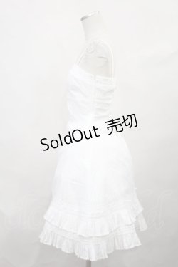 画像2: Mary Magdalene / ドビークロス編み上げワンピース Free シロ H-24-11-04-1017-CL-OP-NS-ZH