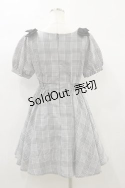 画像2: Amavel / ツインリボンチェックワンピース Free ブラック H-24-11-06-035-CA-OP-NS-ZH