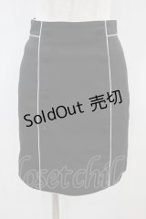 EATME / FRONTボタンスカート S ブラック H-24-11-07-1044-LO-SK-NS-ZH