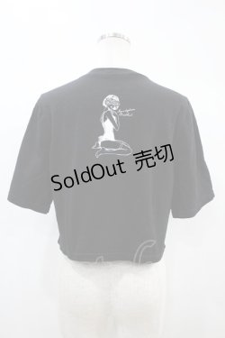 画像2: EATME / スリットスリーブTシャツ Free ブラック H-24-11-07-1058-LO-TO-NS-ZH