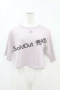 画像1: EATME / ローズエンブロイダリーTシャツ Free ピンク H-24-11-07-1059-LO-TO-NS-ZH