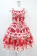 画像1: Angelic Pretty / Melty Berry Princessジャンパースカート Free レッド H-24-11-07-1022-AP-OP-NS-ZH (1)