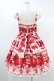 画像2: Angelic Pretty / Melty Berry Princessジャンパースカート Free レッド H-24-11-07-1022-AP-OP-NS-ZH (2)