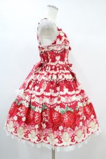 画像3: Angelic Pretty / Melty Berry Princessジャンパースカート Free レッド H-24-11-07-1022-AP-OP-NS-ZH (3)