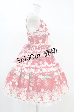 画像3: Angelic Pretty / Melty Berry Princessジャンパースカート Free レッド H-24-11-07-1022-AP-OP-NS-ZH