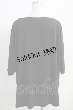 画像3: Qutie Frash / Vネックトップス  黒 H-24-11-07-066-QU-TO-KB-ZH