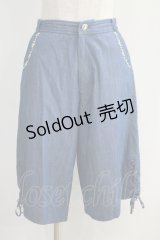 LODISPOTTO / パールパンツ M ブルー H-24-11-08-072-LO-PA-NS-ZH