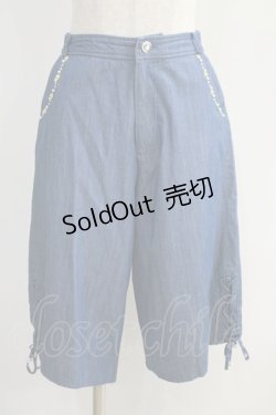 画像1: LODISPOTTO / パールパンツ M ブルー H-24-11-08-072-LO-PA-NS-ZH