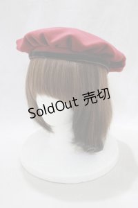 Fi.n.t / オリジナルベレー帽  ワイン H-24-11-08-016-CA-AC-NS-ZH