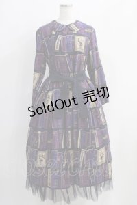 Jane Marple / Royal library Theドレス M パープル H-24-11-09-004-JM-OP-KB-ZH