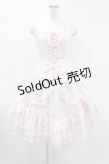 Angelic Pretty / ローズコロンジャンパースカート Free ピンク H-24-11-09-1021-AP-OP-NS-ZH