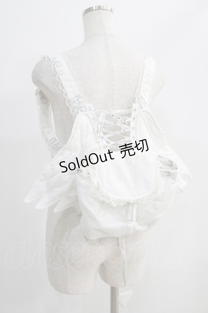 画像1: FRILL / Angel Wingリュック  白 H-24-11-09-059-HN-BG-KB-ZH (1)