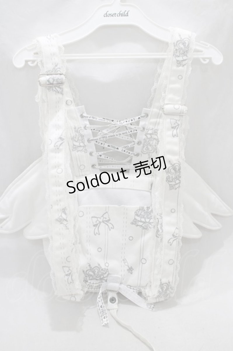 画像3: FRILL / Angel Wingリュック  白 H-24-11-09-059-HN-BG-KB-ZH (3)