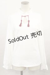 To Alice / チャイナトップス M 白 H-24-11-10-1035-LO-TO-NS-ZH