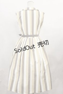 画像2: an another angelus / マルチストライプノースリーブワンピース Free YELLOW H-24-11-10-1019-CA-OP-NS-ZH
