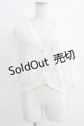 F&A / 押し花釦透かし編みニットカーディガン Free OFF WHITE H-24-11-11-1052-LO-TO-NS-ZH