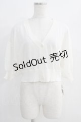 F&A / レーシーカット釦ドルマンニットカーディガン Free OFF WHITE H-24-11-11-1057-LO-TO-NS-ZH