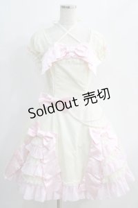 Angelic Pretty / リボンデコレーションワンピース Free オフ H-24-11-11-1002-AP-OP-NS-ZH