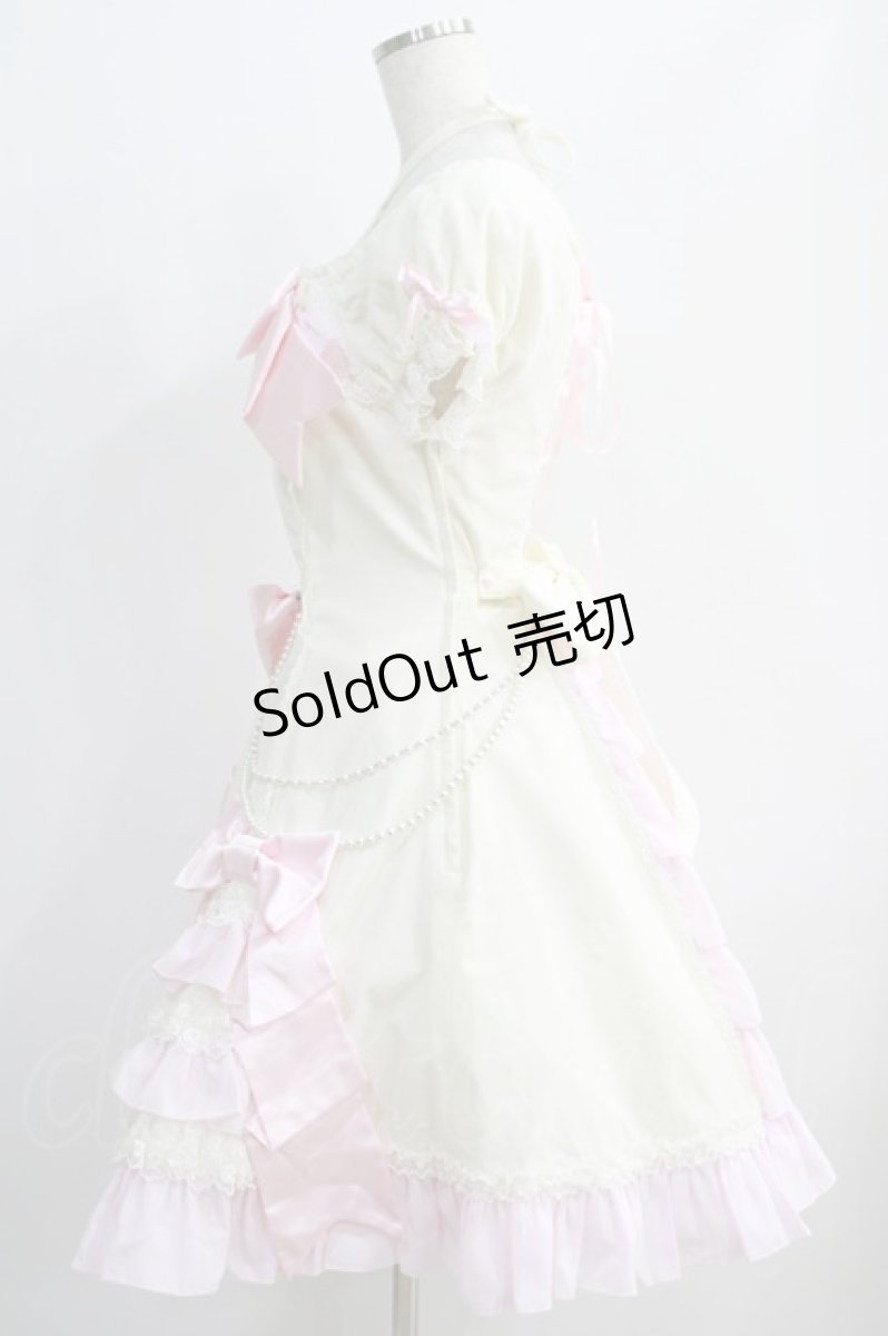 画像2: Angelic Pretty / リボンデコレーションワンピース Free オフ H-24-11-11-1002-AP-OP-NS-ZH (2)