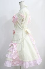 画像2: Angelic Pretty / リボンデコレーションワンピース Free オフ H-24-11-11-1002-AP-OP-NS-ZH (2)