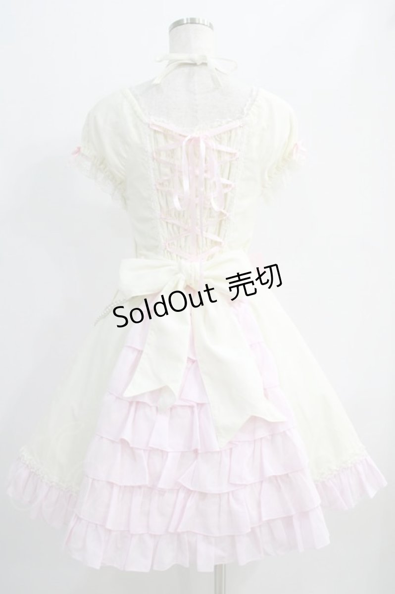 画像3: Angelic Pretty / リボンデコレーションワンピース Free オフ H-24-11-11-1002-AP-OP-NS-ZH (3)