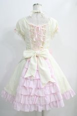 画像3: Angelic Pretty / リボンデコレーションワンピース Free オフ H-24-11-11-1002-AP-OP-NS-ZH (3)
