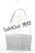 POSTER GRL / ハンドバッグ  グレー H-24-11-11-028-PU-ZA-KB-ZH