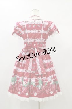画像2: Angelic Pretty / Dessert Berryワンピース Free アカ H-24-11-13-037-AP-OP-NS-ZH