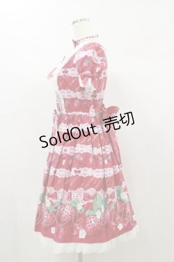 画像3: Angelic Pretty / Dessert Berryワンピース Free アカ H-24-11-13-037-AP-OP-NS-ZH