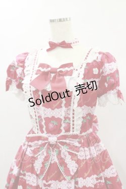 画像4: Angelic Pretty / Dessert Berryワンピース Free アカ H-24-11-13-037-AP-OP-NS-ZH
