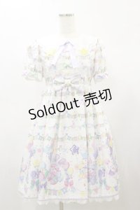 Angelic Pretty / Happy Garlandワンピース Free シロ H-24-11-13-045-AP-OP-NS-ZH