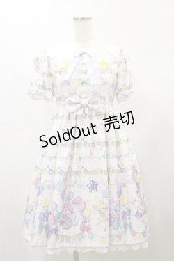 画像1: Angelic Pretty / Happy Garlandワンピース Free シロ H-24-11-13-045-AP-OP-NS-ZH