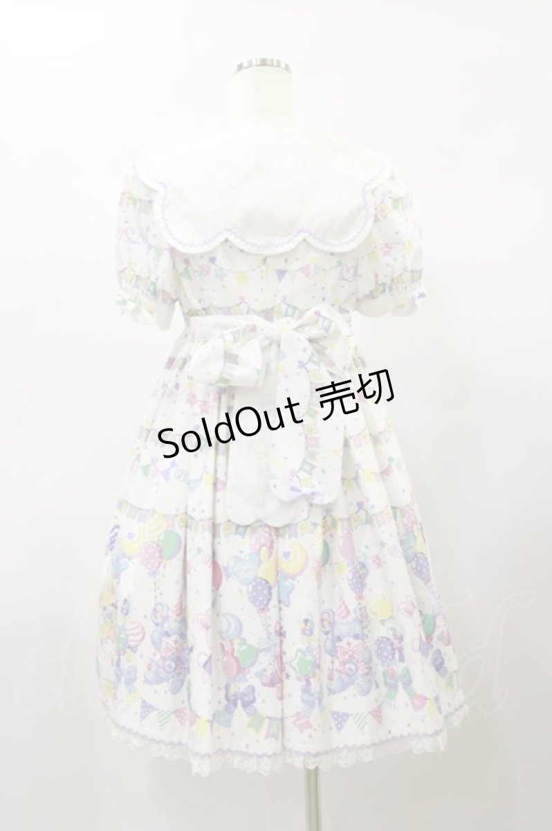 画像2: Angelic Pretty / Happy Garlandワンピース Free シロ H-24-11-13-045-AP-OP-NS-ZH (2)