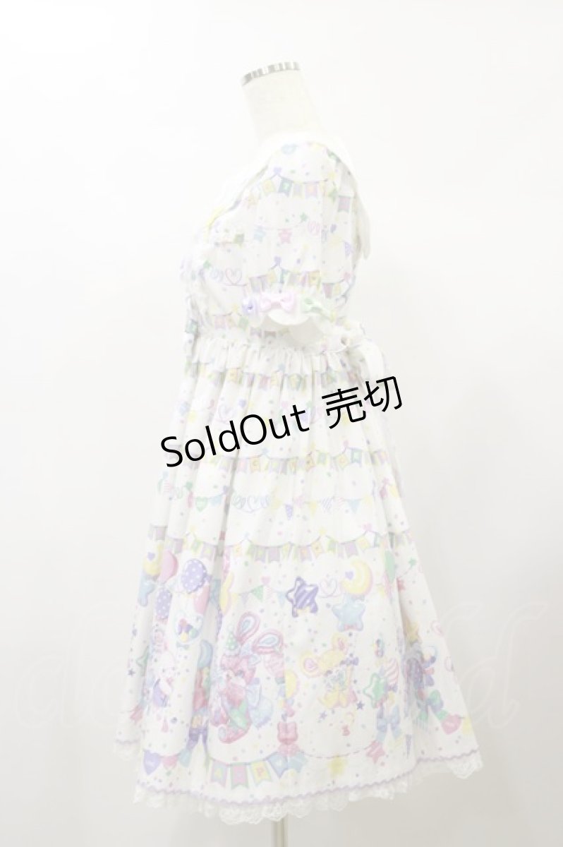 画像3: Angelic Pretty / Happy Garlandワンピース Free シロ H-24-11-13-045-AP-OP-NS-ZH (3)