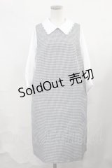 axes femme / 襟付きサックワンピース Free ブラック H-24-11-13-1006-AX-OP-NS-ZH