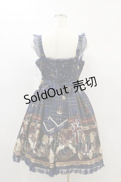 Angelic Pretty / British Bearジャンパースカートセット Free ブルー