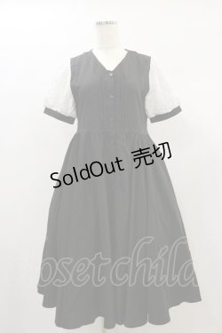 画像1: Favorite / レース袖ワンピース M ブラック H-24-11-14-048-LO-OP-NS-ZH