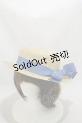 Victorian maiden / ストローハット  オフホワイト H-24-11-14-009-CL-AC-NS-ZH