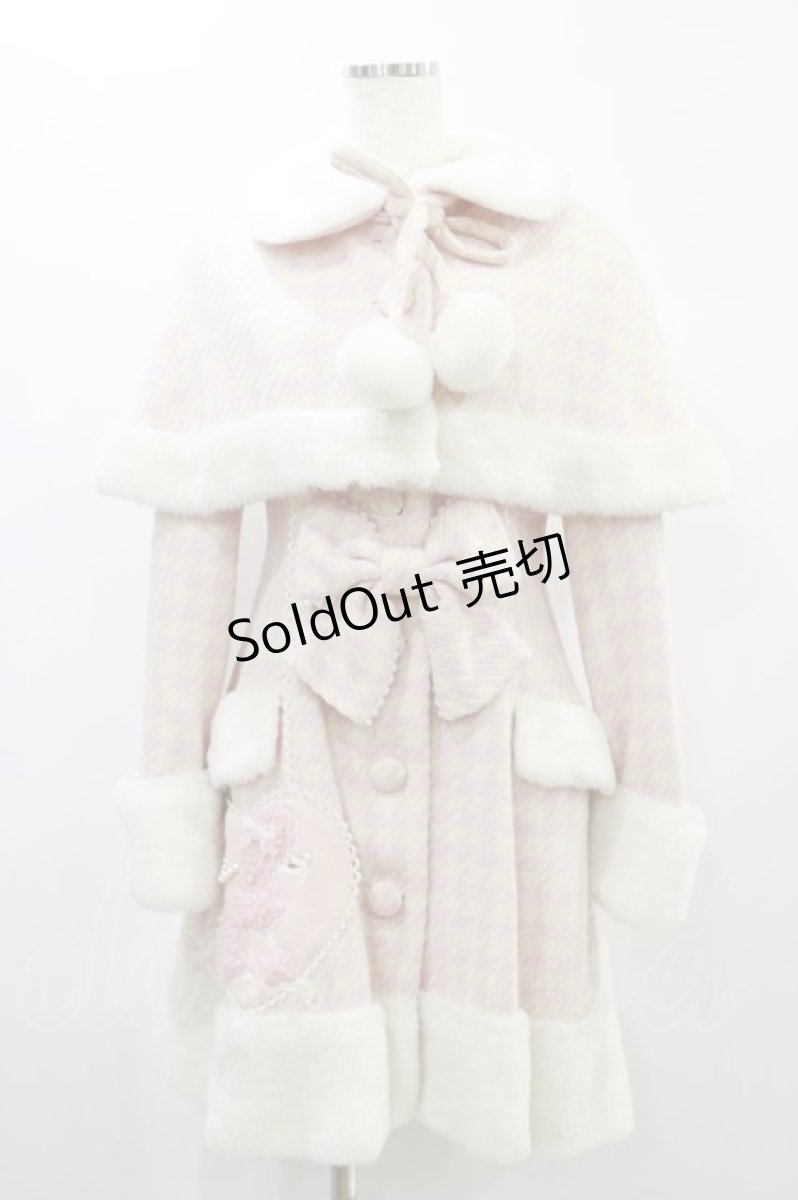 画像1: Angelic Pretty / ハートキャンディちゃんコート Free ピンク H-24-11-14-037-AP-CO-NS-ZH (1)