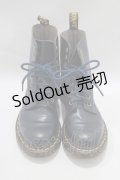 Dr.Martens （Getta Grip） / 8ホールブーツ UK4（約23cm） ネイビー H-24-11-15-069-PU-SH-KB-ZH