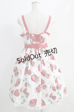 画像3: Angelic Pretty / Royal Crown Berryジャンパースカート Free シロ H-24-11-16-033-AP-OP-NS-ZH