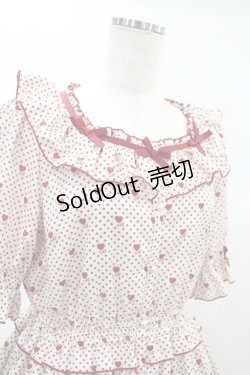 画像4: Melody BasKet / Little dot heartワンピース  レッド H-24-11-16-1010-LO-OP-KB-ZH