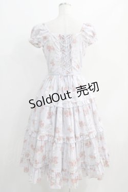 画像3: Victorian maiden / イングリッシュベリーリボンティアードロングドレス Free サックス H-24-11-16-028-CL-OP-NS-ZH